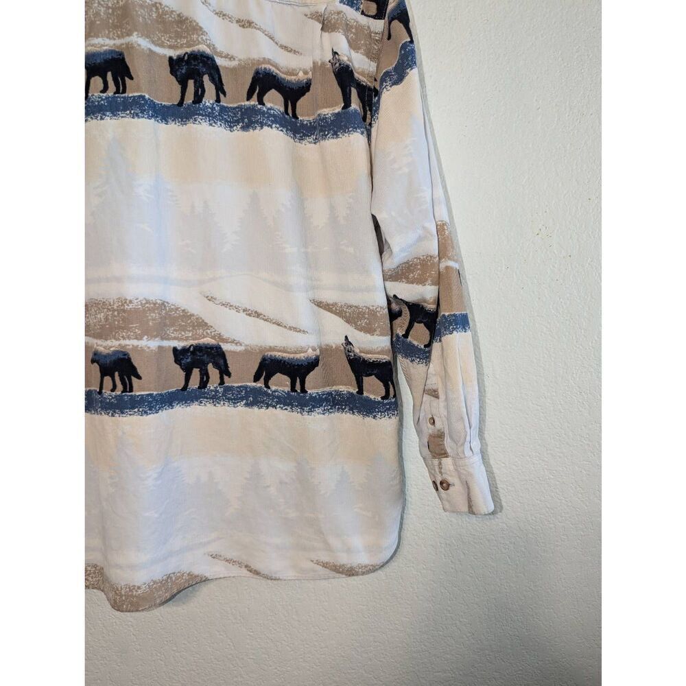 Bit & Bridle White and Blue Button Down Shirt - Picture 3 of 16